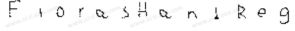 FlorasHand Regular字体转换